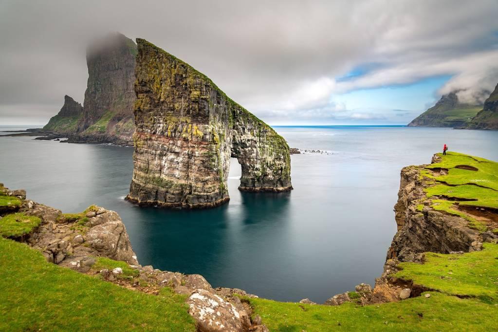 Exploring the Dramatic ‌Landscape of the Faroe ‌Islands through Aerial Views