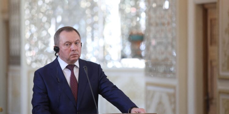 Belarusian Foreign Minister M. Ryzhenkov Holds Key Diplomatic Talks with Palestinian Ambassador