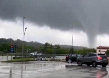 Powerful Tornado Hits Udine Province, Damages School in Dignano, Italy