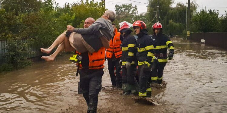 Widespread Flooding Strikes Romania Following Two Days of Torrential Rain