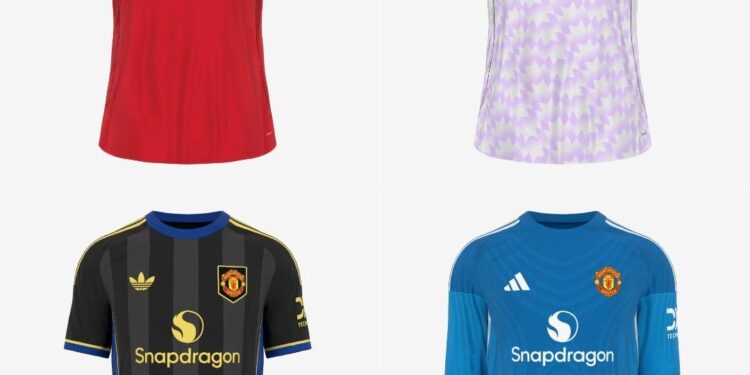 Man Utd 2025-26 Kits Revealed: Home, Away, Third & Goalkeeper Jerseys, Release Dates, Leaks & Prices