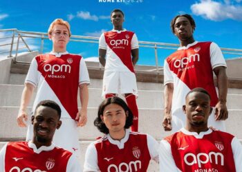 Mizuno Unveils Stunning AS Monaco 2025-26 Home Kit – A Fresh New Look!