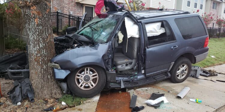 SUV Crashes Into San Marino Home in Shocking Accident