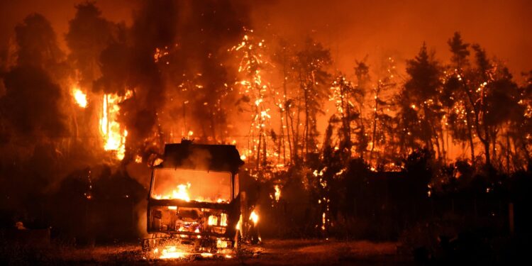 Fires in Crete and Near Athens Extinguished; Two Dead Reported in Turkiye