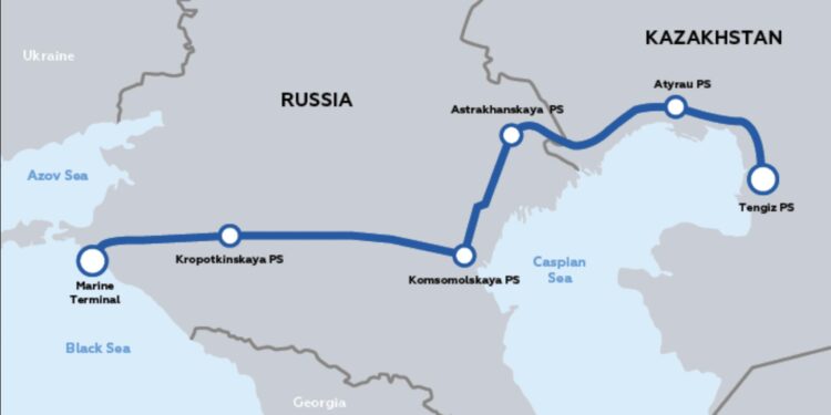 CPC Pipeline Set to Maintain Steady August Flows from Kazakhstan to the Black Sea