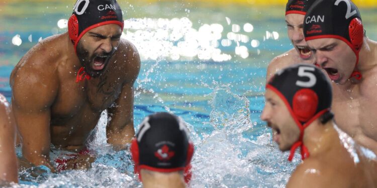 Canadian Men’s Water Polo Team Falls 22-10 to Montenegro at World Championships