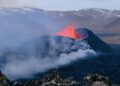 Fiery Fury Unleashed: Ongoing Eruption at Sundhnúkur Crater Row Ignites Iceland