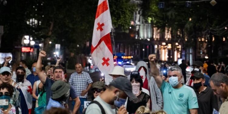 Pro-European protests in Georgia continue for 264 days straight – Caucasian Knot