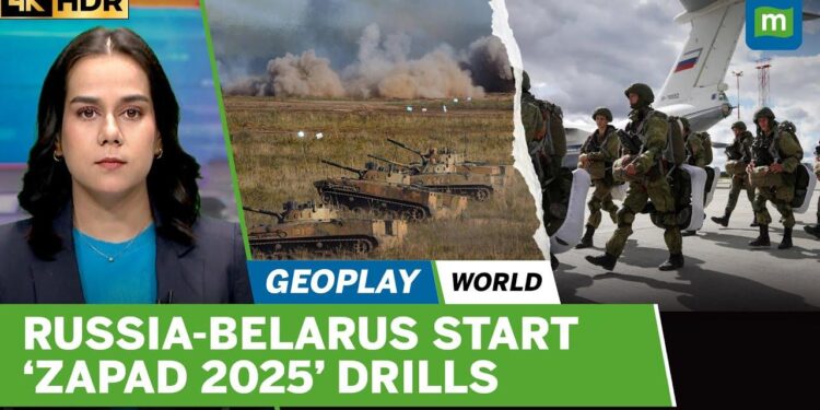 Russia-Belarus drills begin as tensions high after drone incursion in Poland – Sky News