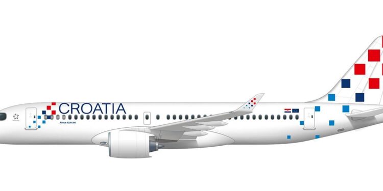 Croatia Airlines Becomes the Fifth Airbus A220-100 Operator – Air Data News
