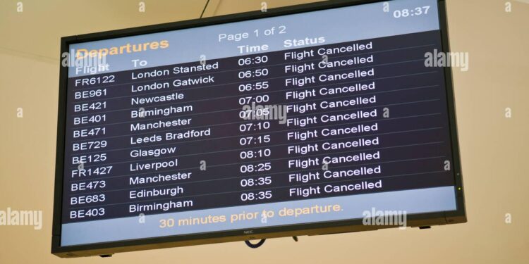 Dozens of flights canceled at Netherlands’ Schiphol airport due to storm – The Economic Times