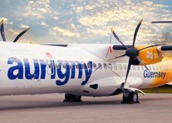 Aurigny plane hit by vehicle at Guernsey Airport – BBC