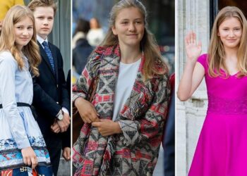 Future Queens Princess Elisabeth and Princess Catharina-Amalia shimmer in sequins and tiaras in Luxembourg – HOLA