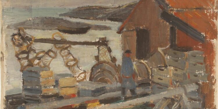 The Källskär painting – the only Moomin-themed painting by Tove Jansson – Moomin Official Site