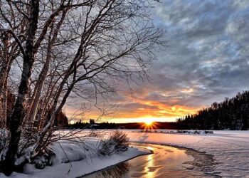 Snapshot: Cold sunset near Tallinn, Estonia – sightmagazine.com.au
