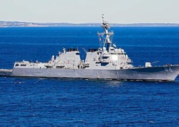 Russian warship fires flares at Danish helicopter as Nato jets shoot down drone over Lithuania – The Guardian